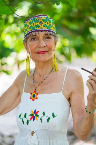 Portrait of Claire at Mokapari Nete